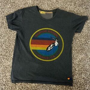 aviator nation shirt, in charcoal size xs